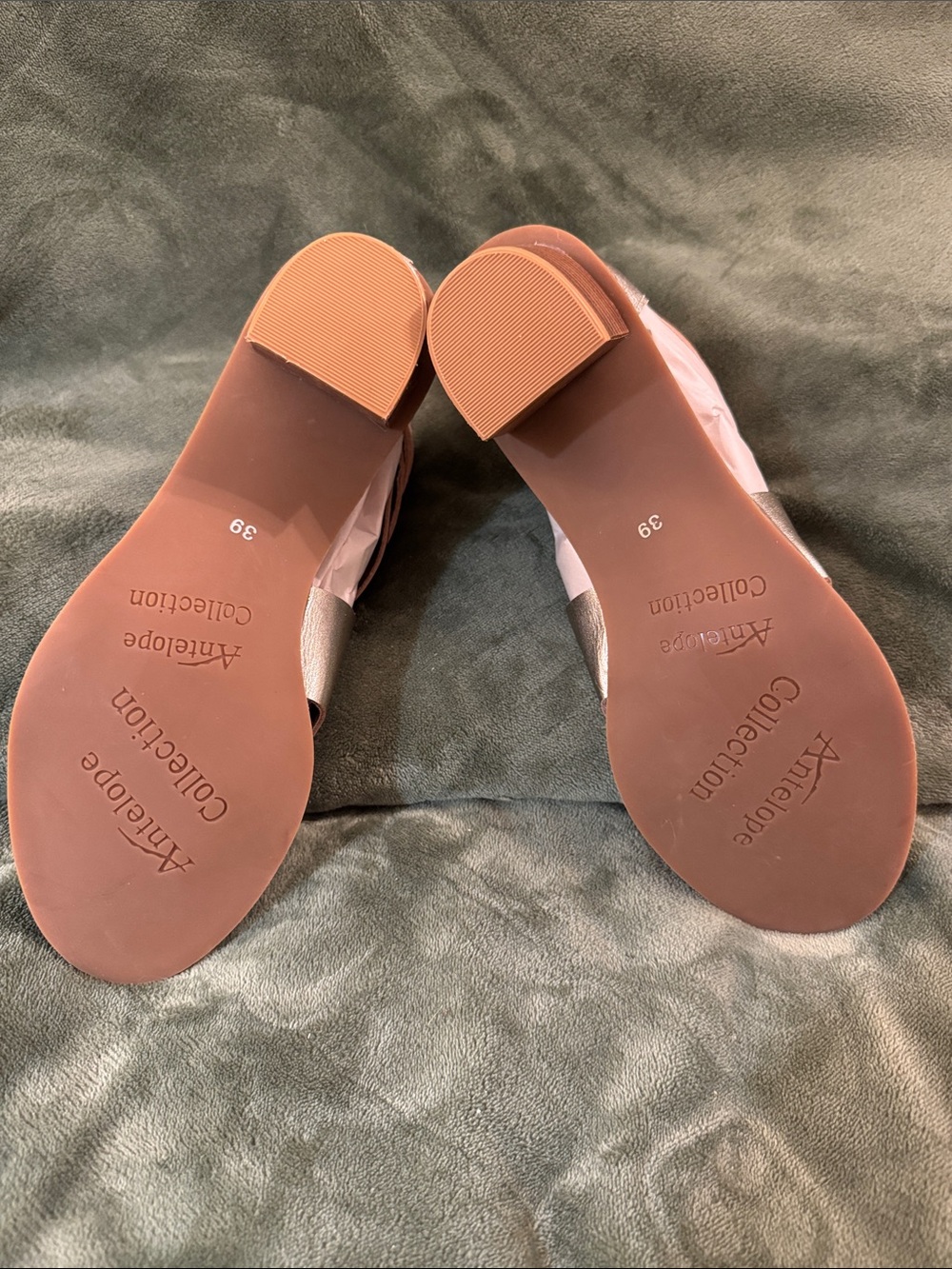 Sundance Metallic Taupe Woven-Strap Women’s Sandals - Picture 4 of 4